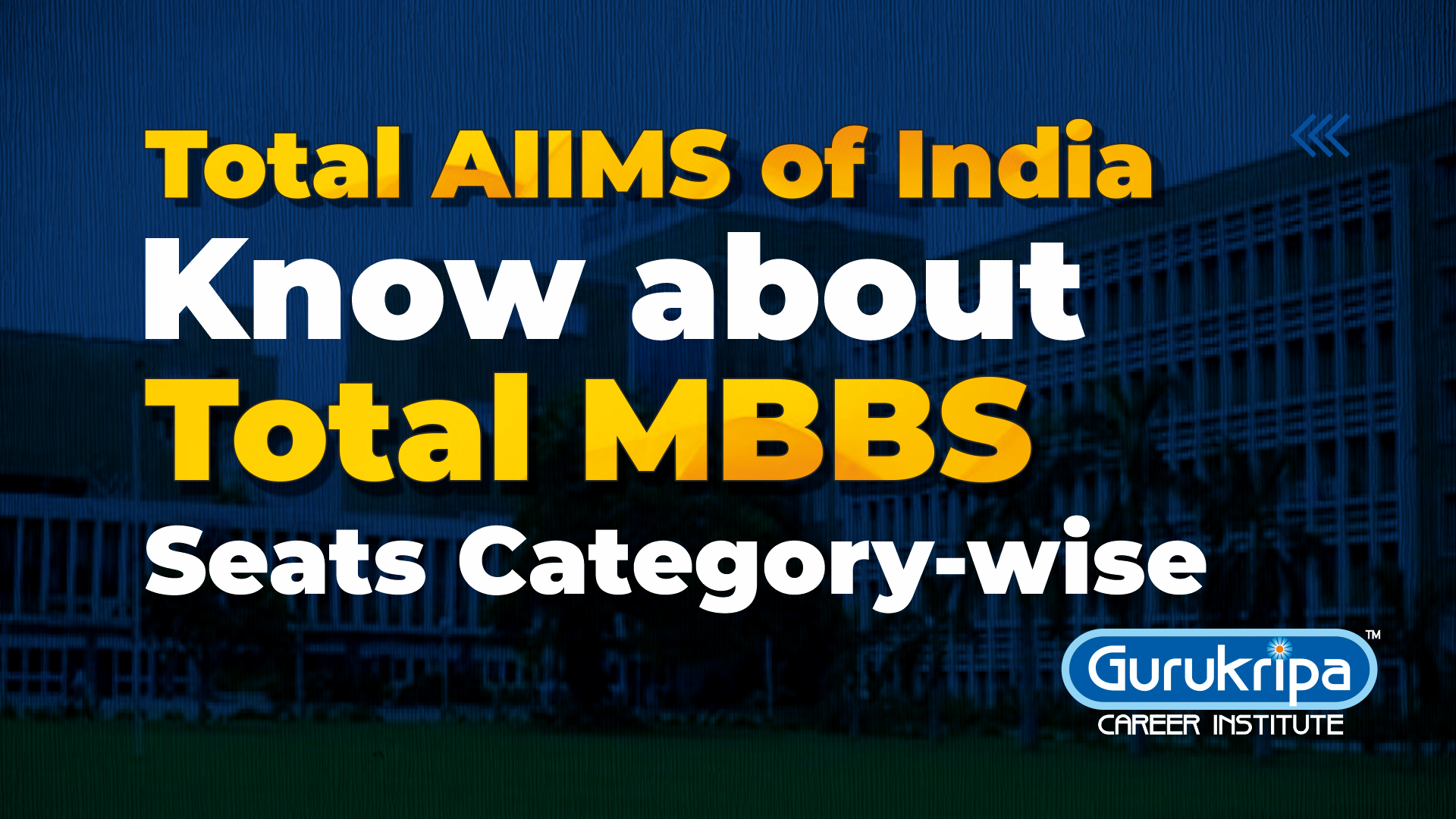 Total AIIMS MBBS Seats Everything You Need to Know!